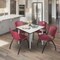 Regency Kahlo Square Table & Chair Sets, 48 W, 48 L, 29 H, Wood, Metal, Plastic Top, Maple TPL4848PLCM47BY - alternate 1